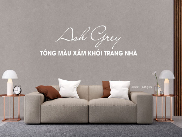 Đá thạch anh nhân tạo Ash Grey - Tông màu xám khói trang nhã