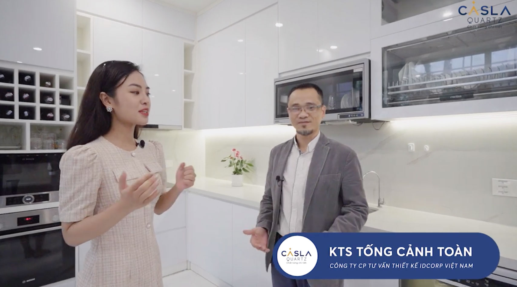 KTS. Tống Cảnh Toàn - Tham quan nhà đẹp cùng Caslaquartz